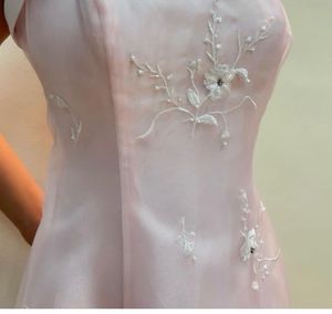 Pink Embellished Ethnic Gown