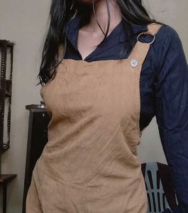 SASSAFRAS✨CORDUROY PINAFORE MINI CUTE 🎀DRESs/