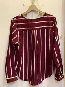 V Neck Shirt Oversized