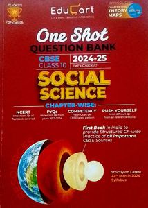 Educart One Shot Social Science Question Bank