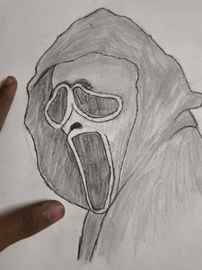 Scream Drawing