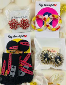 Charming Earring 4 Earrings Combo Collection