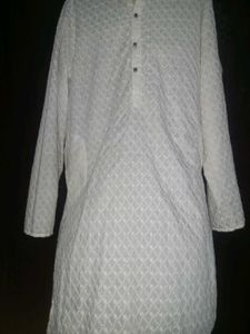 Elegant White Kurta