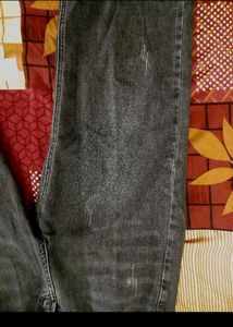 Distressed Wide Leg Jeans