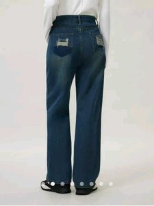 Ripped Straight Jeans