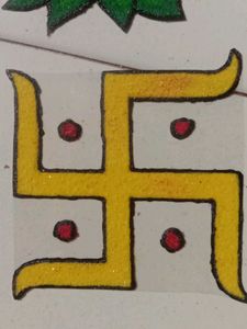 Readymade Rangoli Patches Direct Use