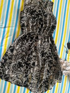 Paisley Print Dress