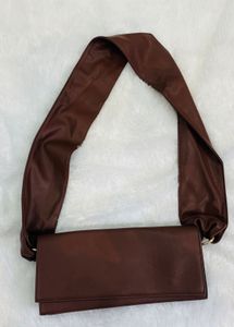 Forever 21 Brown Faux Leather Shoulder Bag – Styli