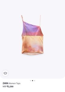 Zara Pastel Tie-Dye  Top