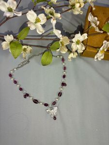 butterfly charm necklace