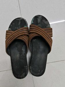 Brown Criss-Cross Slides