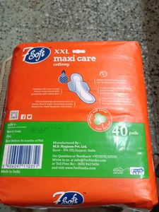 7 Soft Sanitari Pad XXL Cottony 40piece.