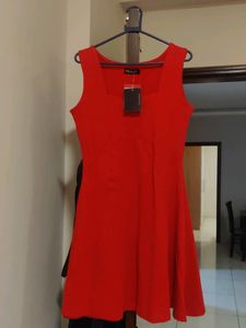 Red Party Wear Dress - Brand New