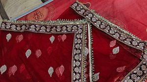 Red Embroidered Lehenga Choli