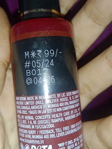 Hair Serum &amp; Free Himalaya Face Wash