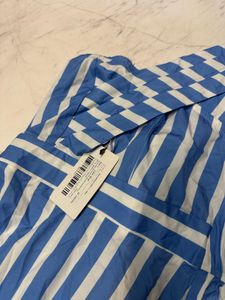 Striped One-Shoulder Dress