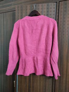 SALE 🛍️ Pink Puffed Sleeve Sweater 💗