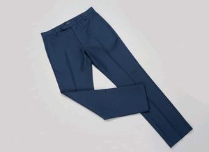 Men's Navy Blue Formal Trousers