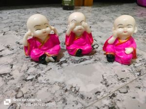 Set Of 4 Laughing Buddha