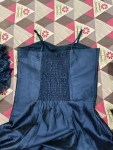Elegant Navy Blue Dress