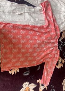 Elegant Printed Kurti and plazo set