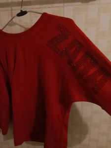 Zara Red Top