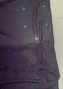 Shrug Style Abaya Pure Soft Georgette 3 pc