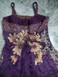 Barbie Gown With Dupatta