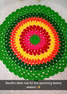 Handmade Crochet Table Mat