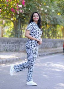 Cute Printed Night Suit