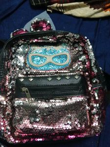 Sparkly Sequin Cat Backpack