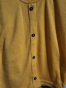 Crop Tops Mustard Yellow