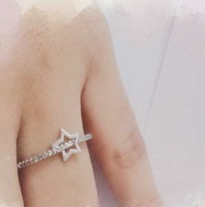 Silver Heart Locket &amp; Star Ring Set