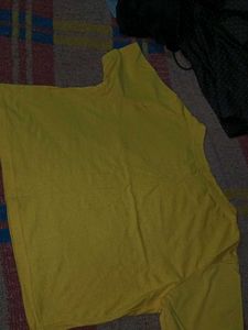Yellow Panda Heart T-shirt