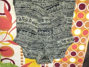 Patterned Button-Down Top