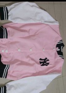 Pink Varsity Jacket