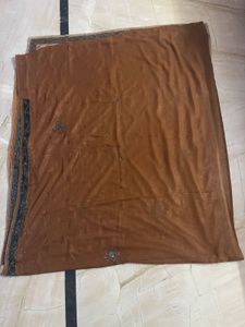 Embroidered Brown Saree