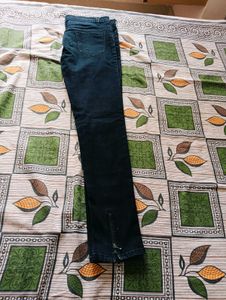 Dark Wash Zipper Ankle Jeans