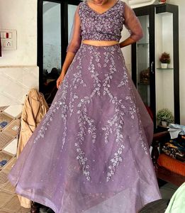 new Lahanga choli crop top