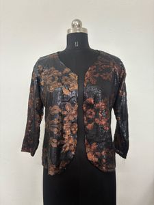 Floral Sequin Jacket