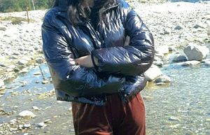 Stylish vermoda Black Puffer Jacket