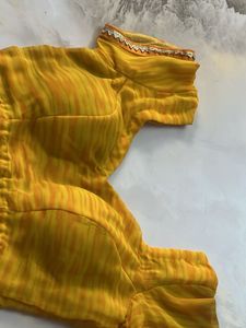 Orange Padded Blouse 🧡