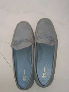 Bata Gray Loafers - Comfort Cushion