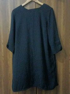 Elegant Navy Tunic Dress