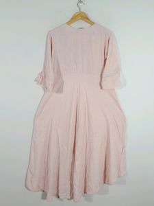 Pink Embroidered Kurtha (Women&#39;s)