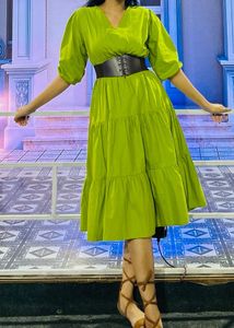 Lime Green Dress