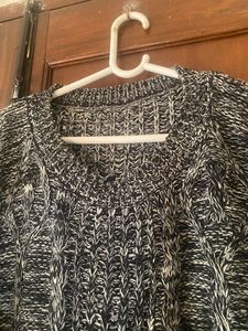 Black And White Mixed Sweater
