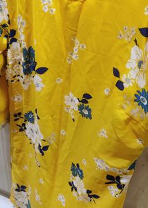 Yellow Floral Dress