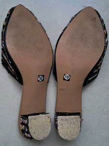 Beaded Mule Slides