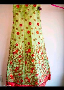 Brand New Semi Stitched Kundan Work Lahenga Choli